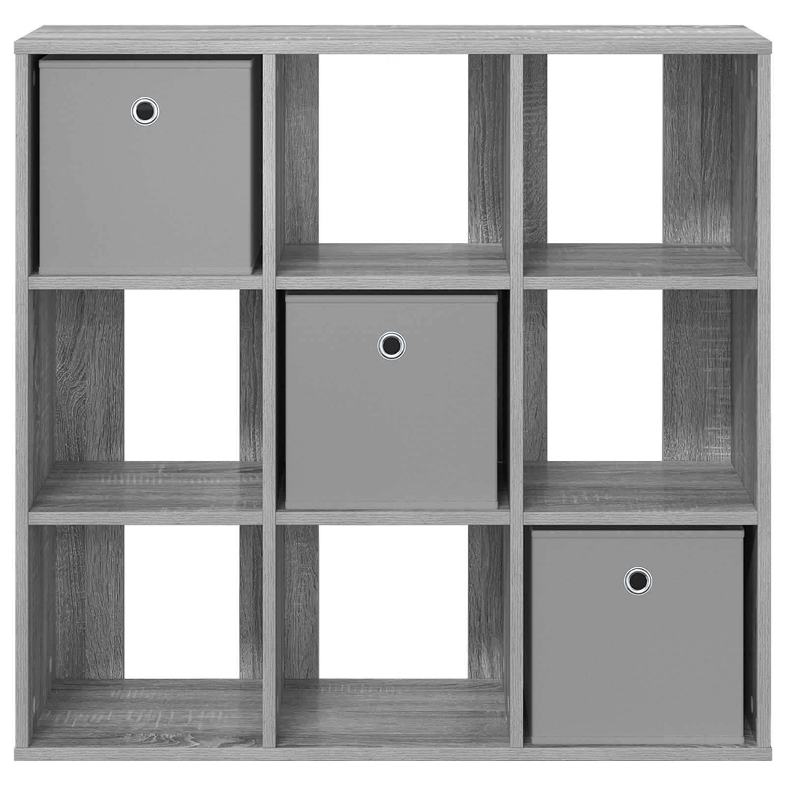 Sideboard mit Schubladen Graues Sonoma 88,5 x 29 x 84,5 cm