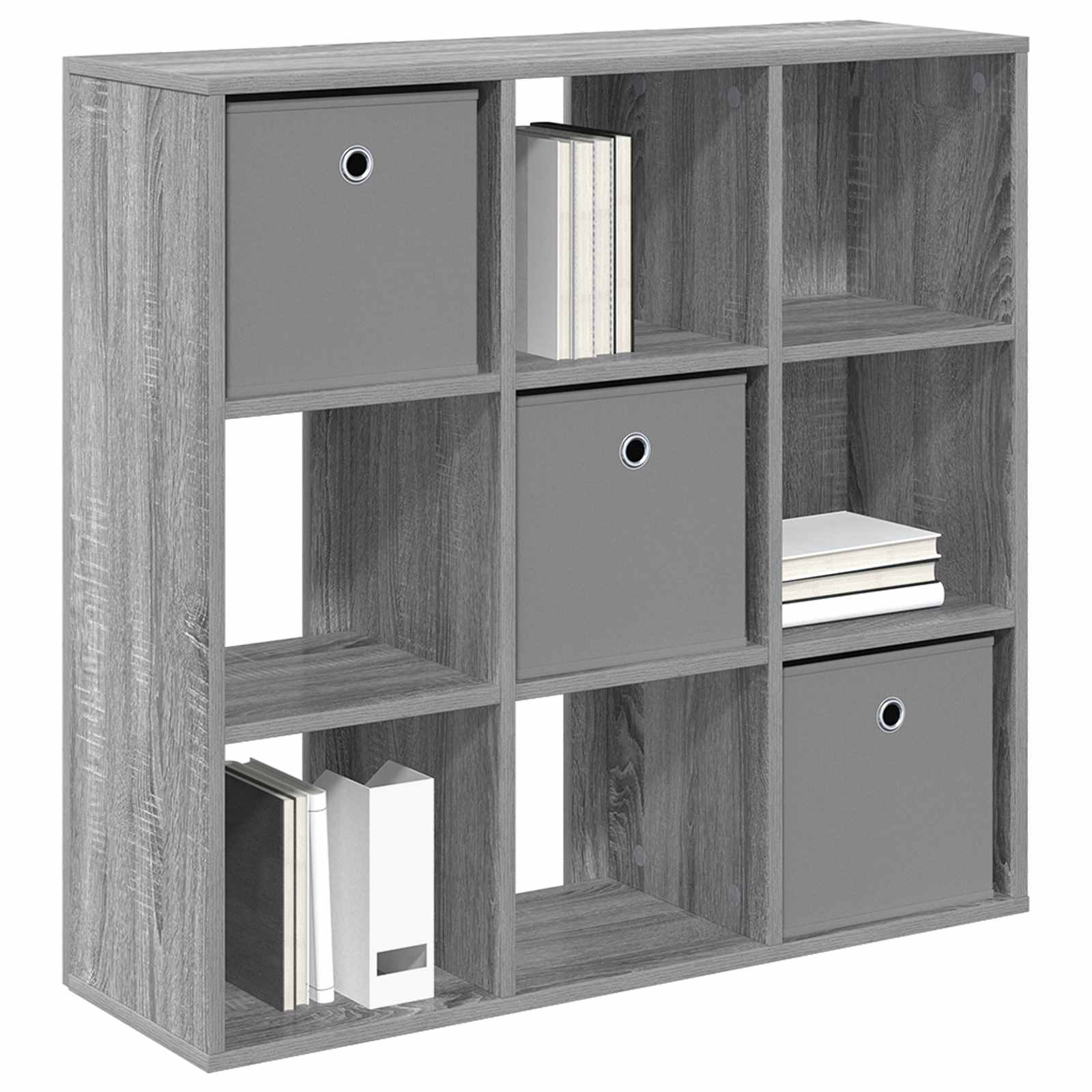 Sideboard mit Schubladen Graues Sonoma 88,5 x 29 x 84,5 cm