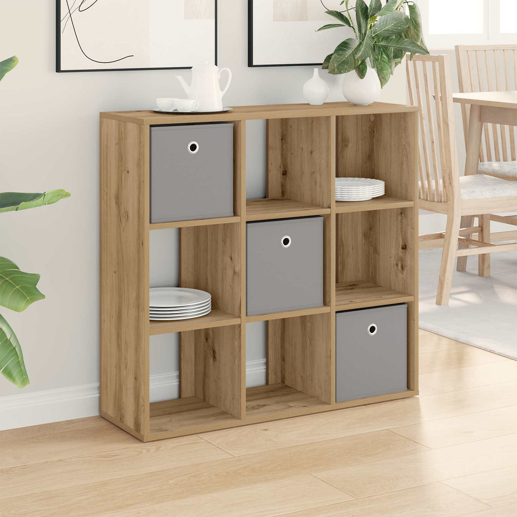 Sideboard mit Schubladen Artisan-Eiche 88,5 x 29 x 84,5 cm