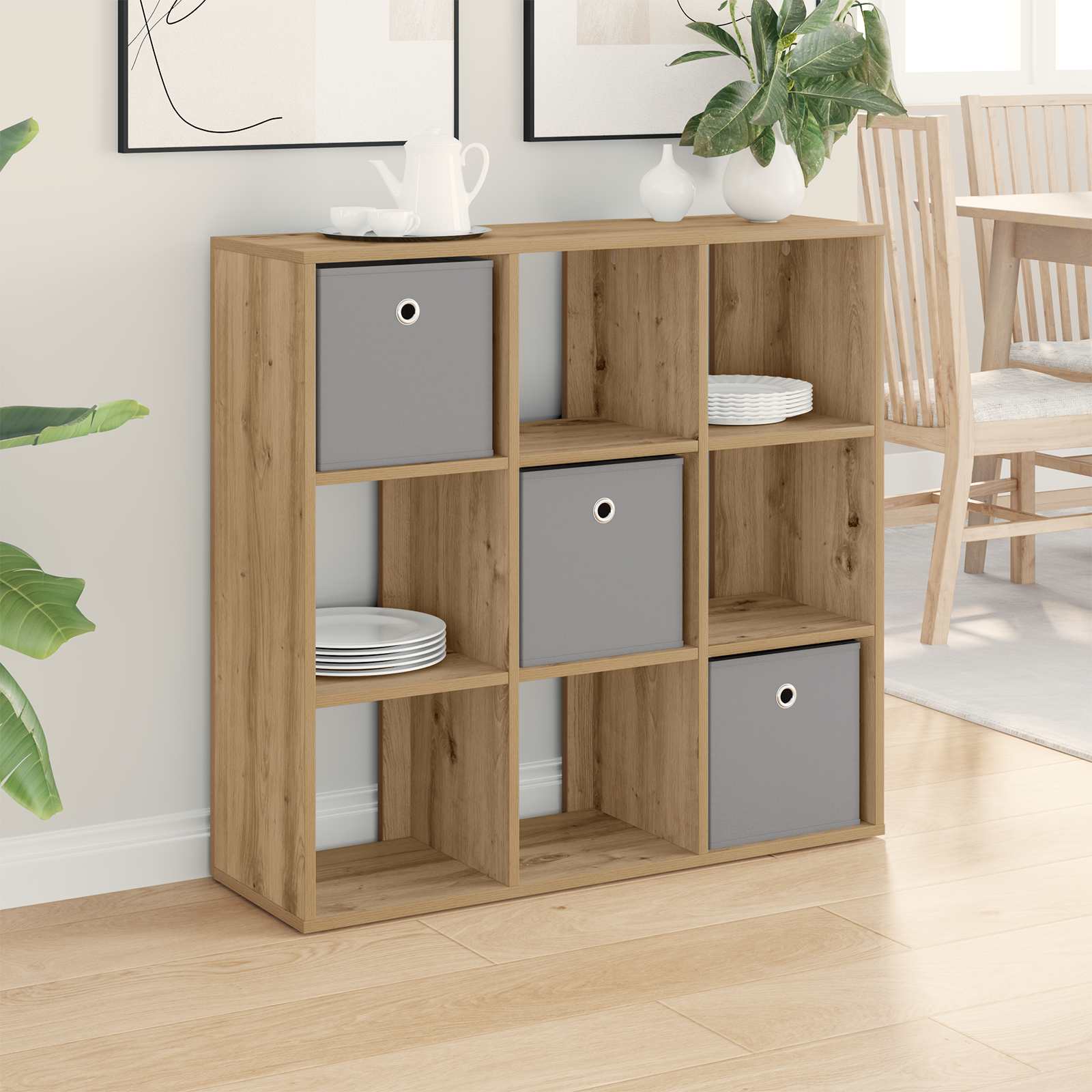 Sideboard mit Schubladen Artisan-Eiche 88,5 x 29 x 84,5 cm