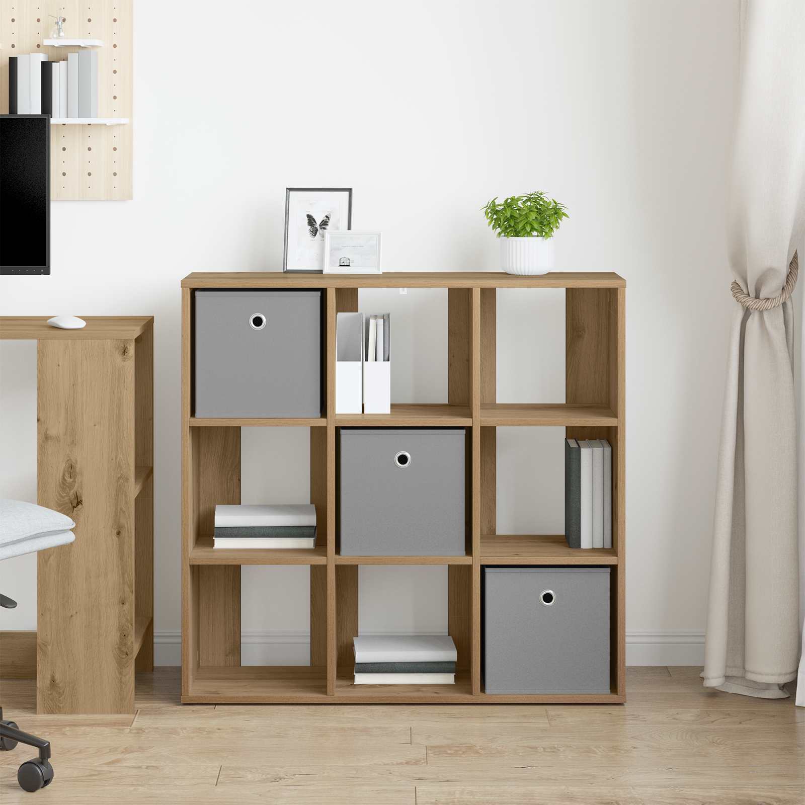 Sideboard mit Schubladen Artisan-Eiche 88,5 x 29 x 84,5 cm