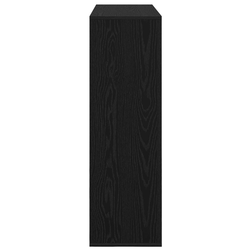 Sideboard Schwarz Eichen-Optik 102 x 31 x 99,5 cm