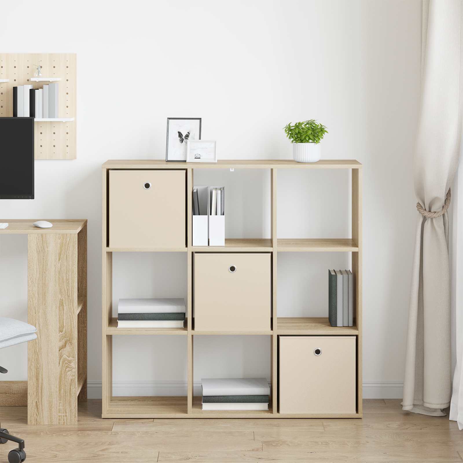 Sideboard mit Schubladen Sonoma-Eiche 102 x 31 x 99,5 cm