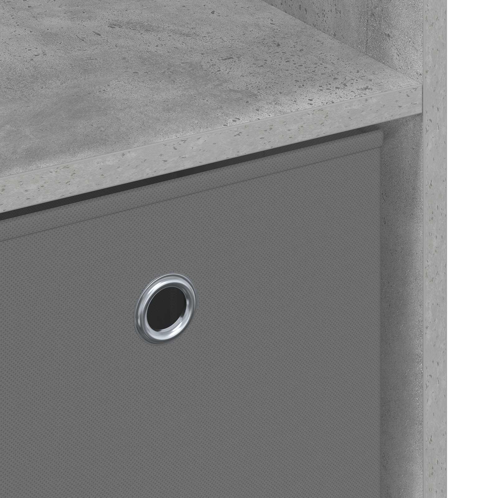 Sideboard mit Schubladen Beton Grau 102 x 31 x 99,5 cm