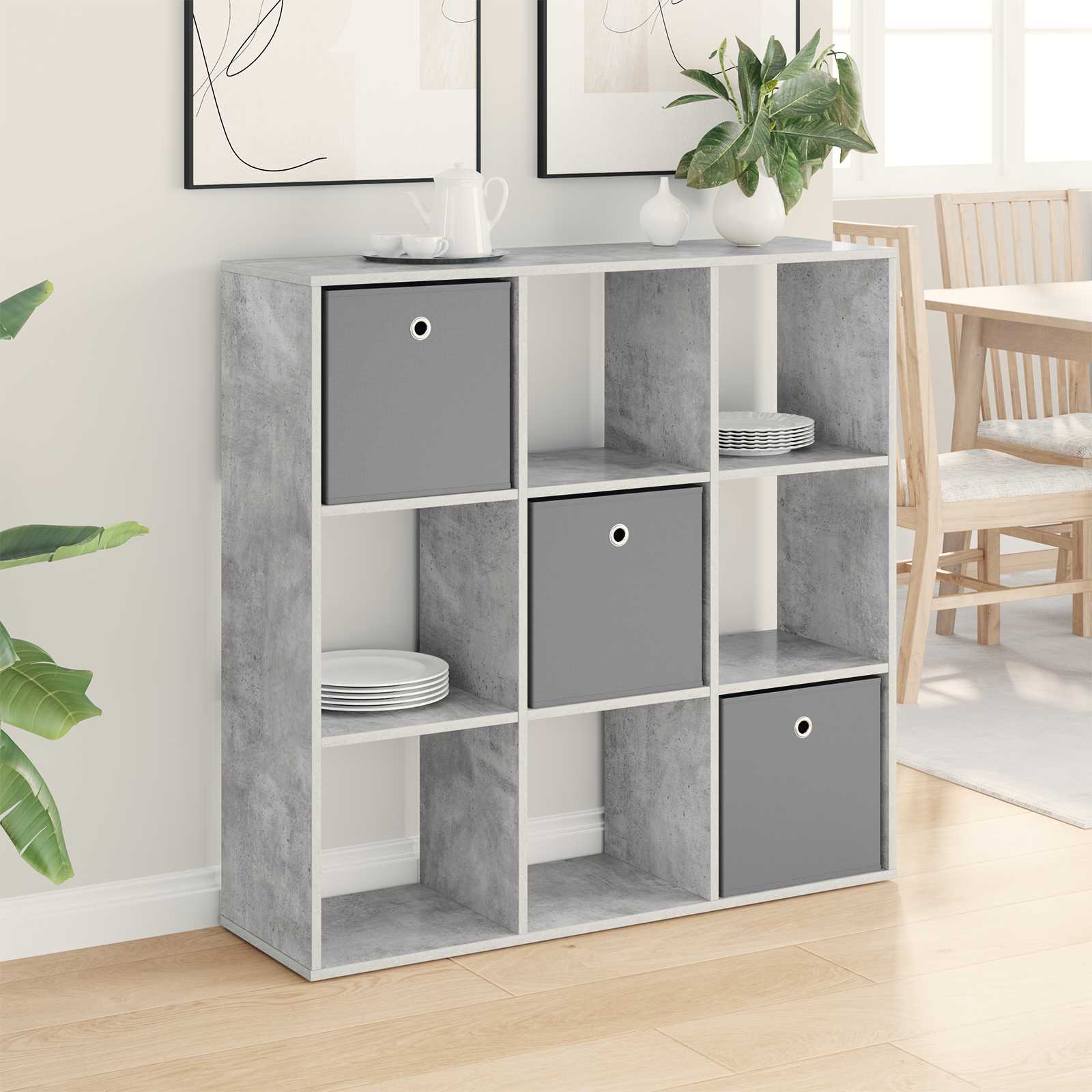 Sideboard mit Schubladen Beton Grau 102 x 31 x 99,5 cm