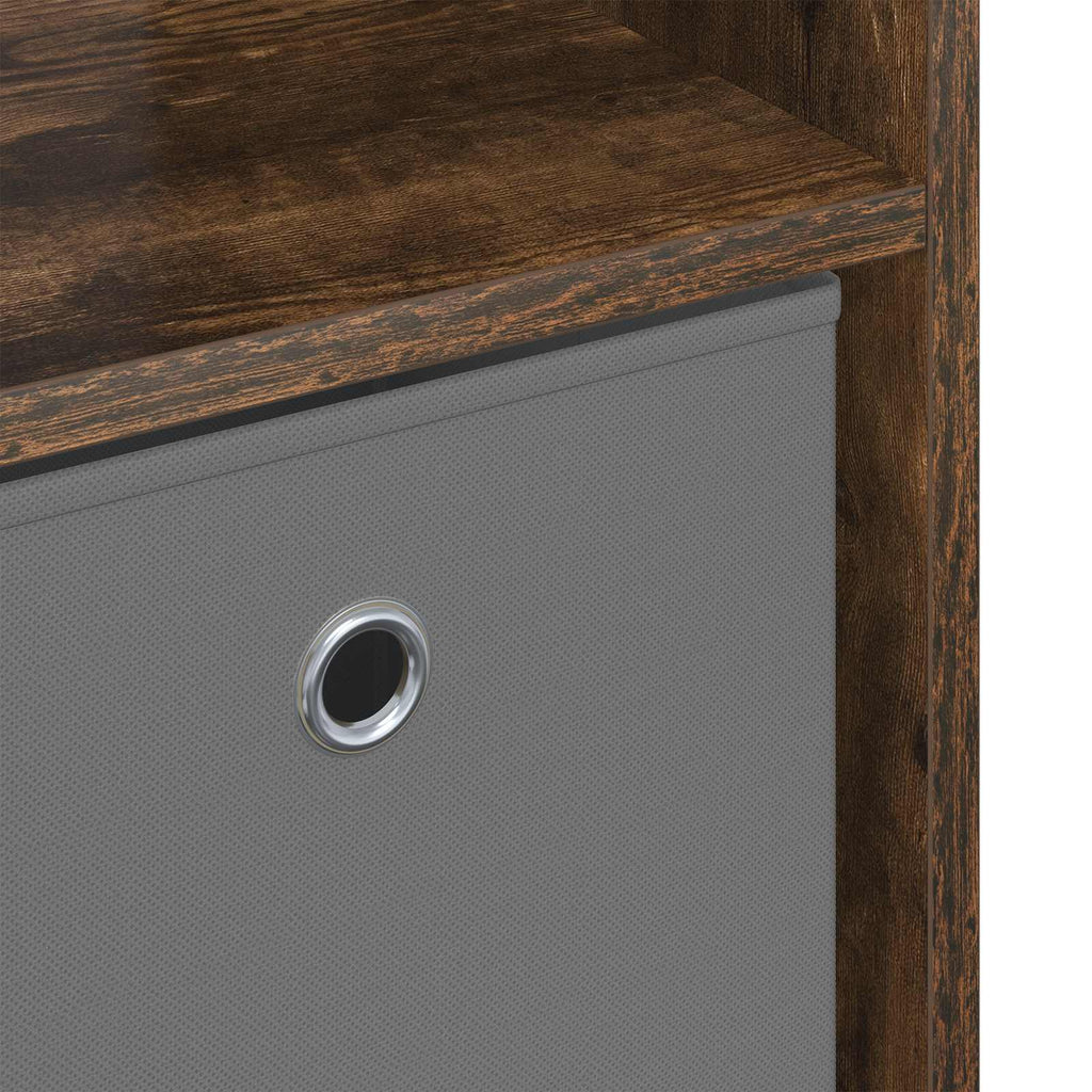 Sideboard mit Schubladen Geräucherte Eiche 102 x 31 x 99,5 cm