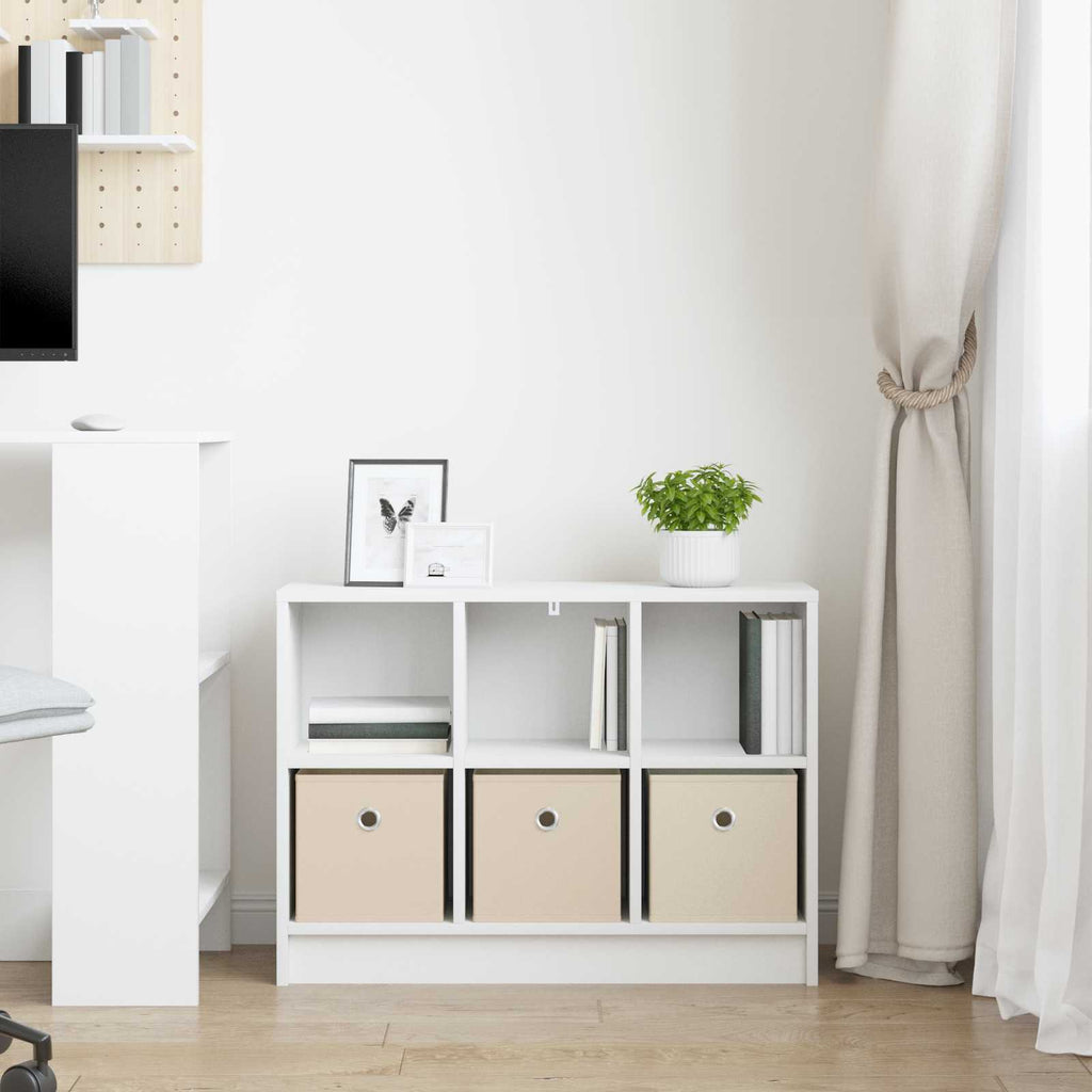 Sideboard mit Schubladen Weiß 73,5 x 22,5 x 53,5 cm