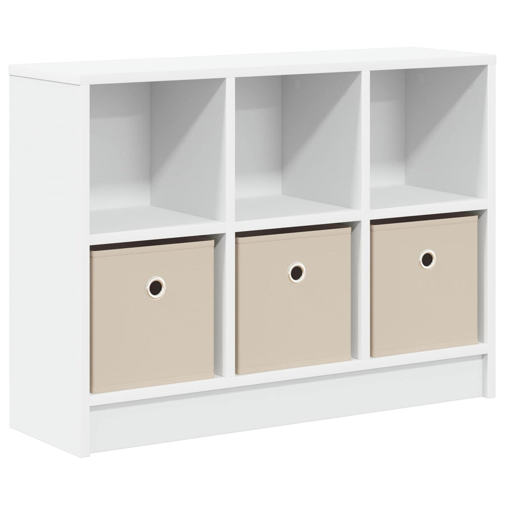 Sideboard mit Schubladen Weiß 73,5 x 22,5 x 53,5 cm