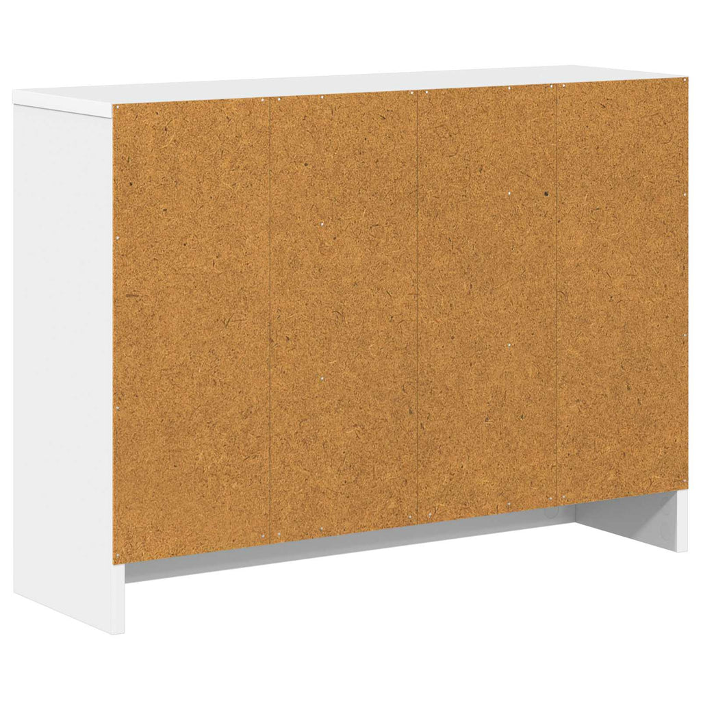 Sideboard mit Schubladen Weiß 73,5 x 22,5 x 53,5 cm