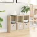 Sideboard mit Schubladen Sonoma-Eiche 73,5 x 22,5 x 53,5 cm