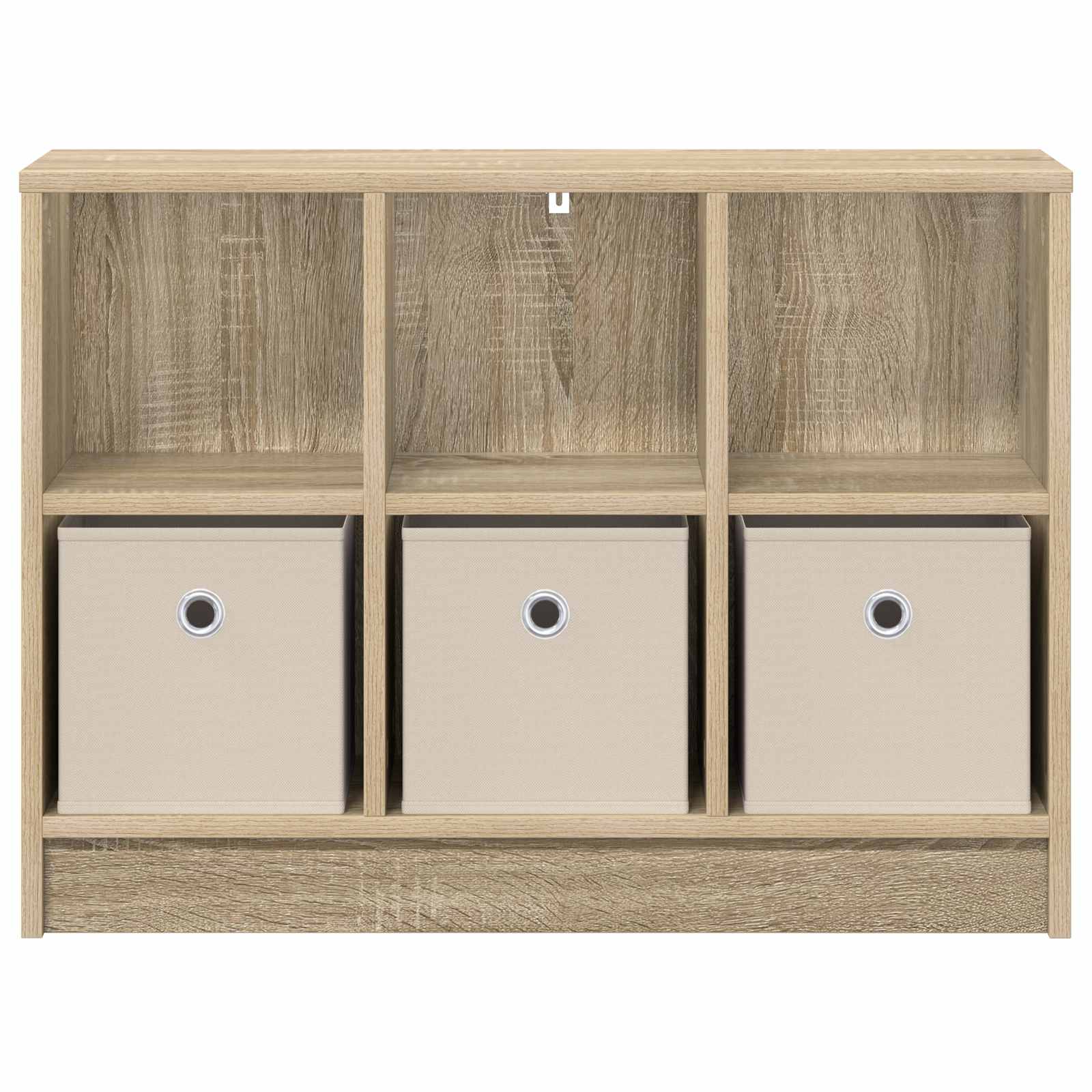 Sideboard mit Schubladen Sonoma-Eiche 73,5 x 22,5 x 53,5 cm