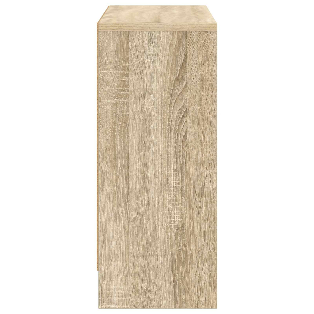 Sideboard mit Schubladen Sonoma-Eiche 73,5 x 22,5 x 53,5 cm