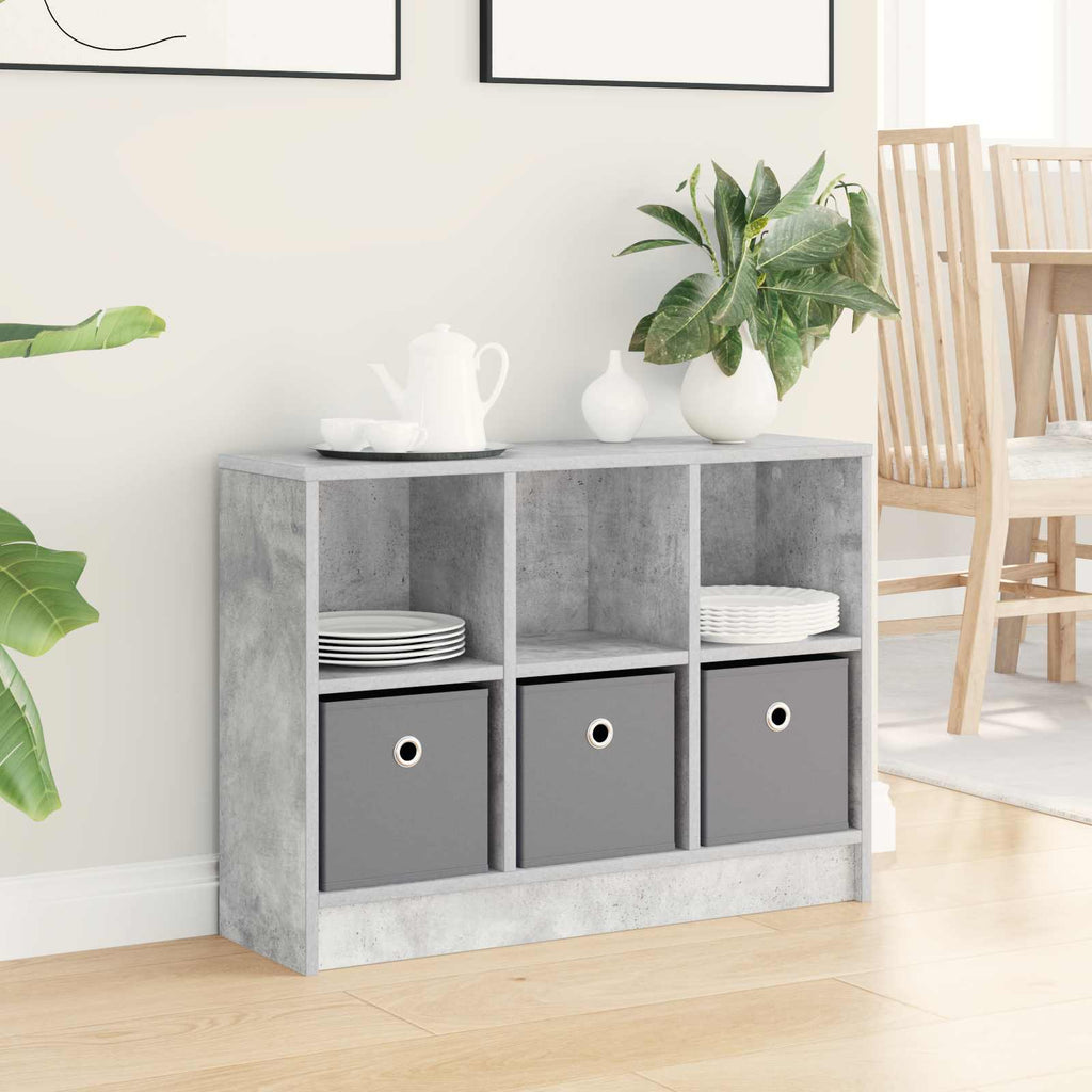 Sideboard mit Schubladen Beton Grau 73,5 x 22,5 x 53,5 cm