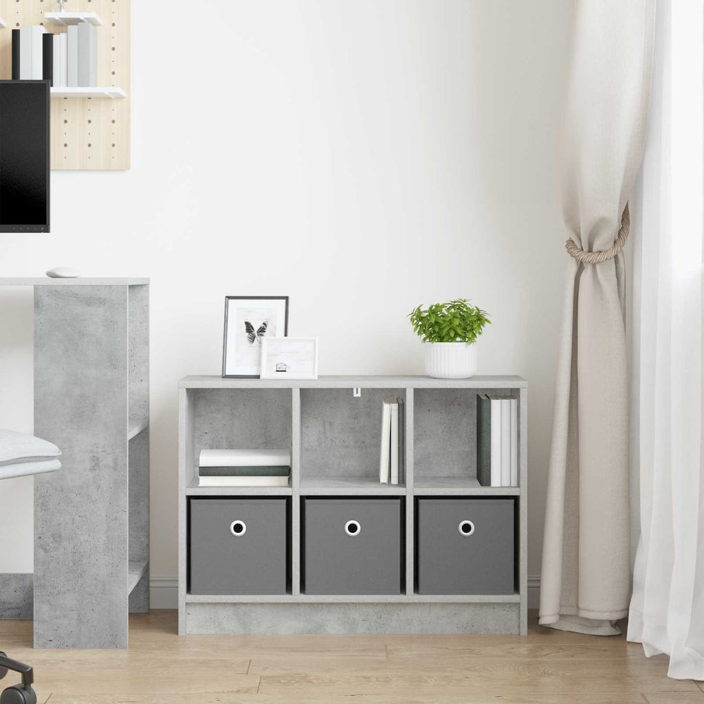 Sideboard mit Schubladen Beton Grau 73,5 x 22,5 x 53,5 cm