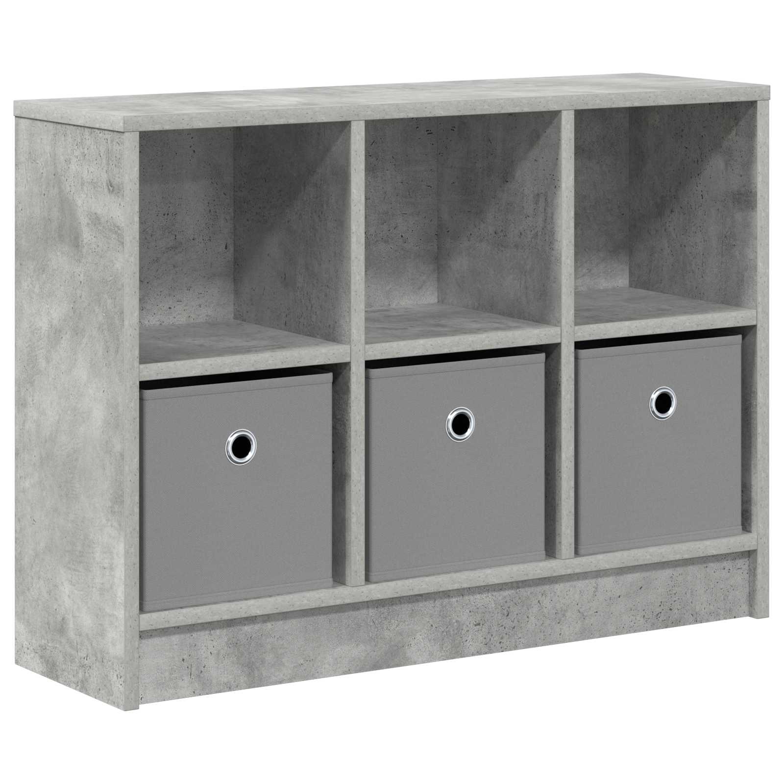Sideboard mit Schubladen Beton Grau 73,5 x 22,5 x 53,5 cm
