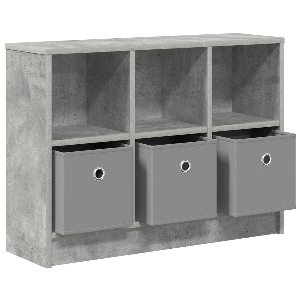 Sideboard mit Schubladen Beton Grau 73,5 x 22,5 x 53,5 cm