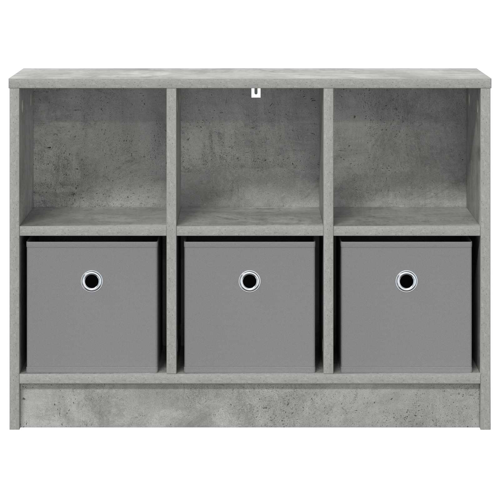 Sideboard mit Schubladen Beton Grau 73,5 x 22,5 x 53,5 cm
