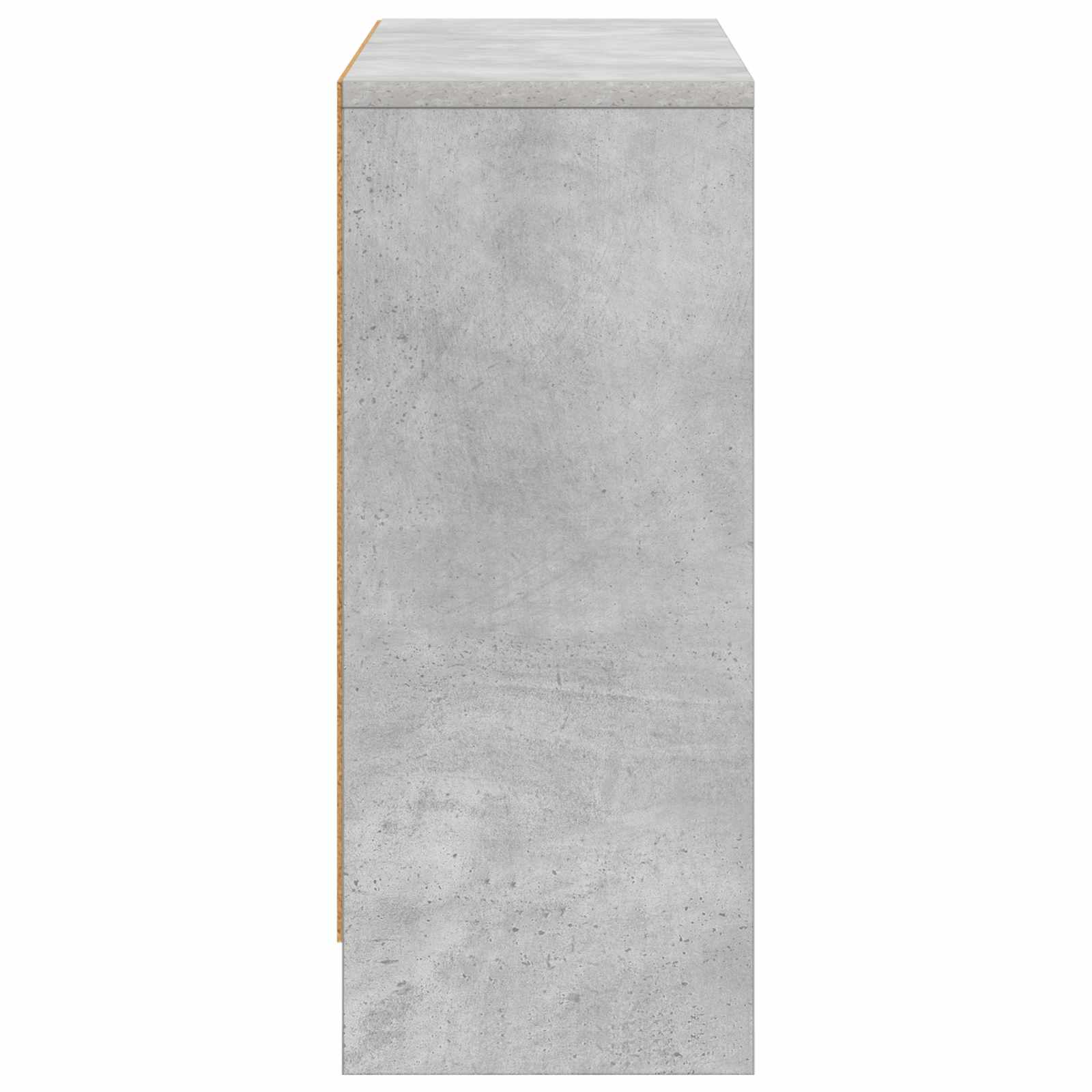 Sideboard mit Schubladen Beton Grau 73,5 x 22,5 x 53,5 cm