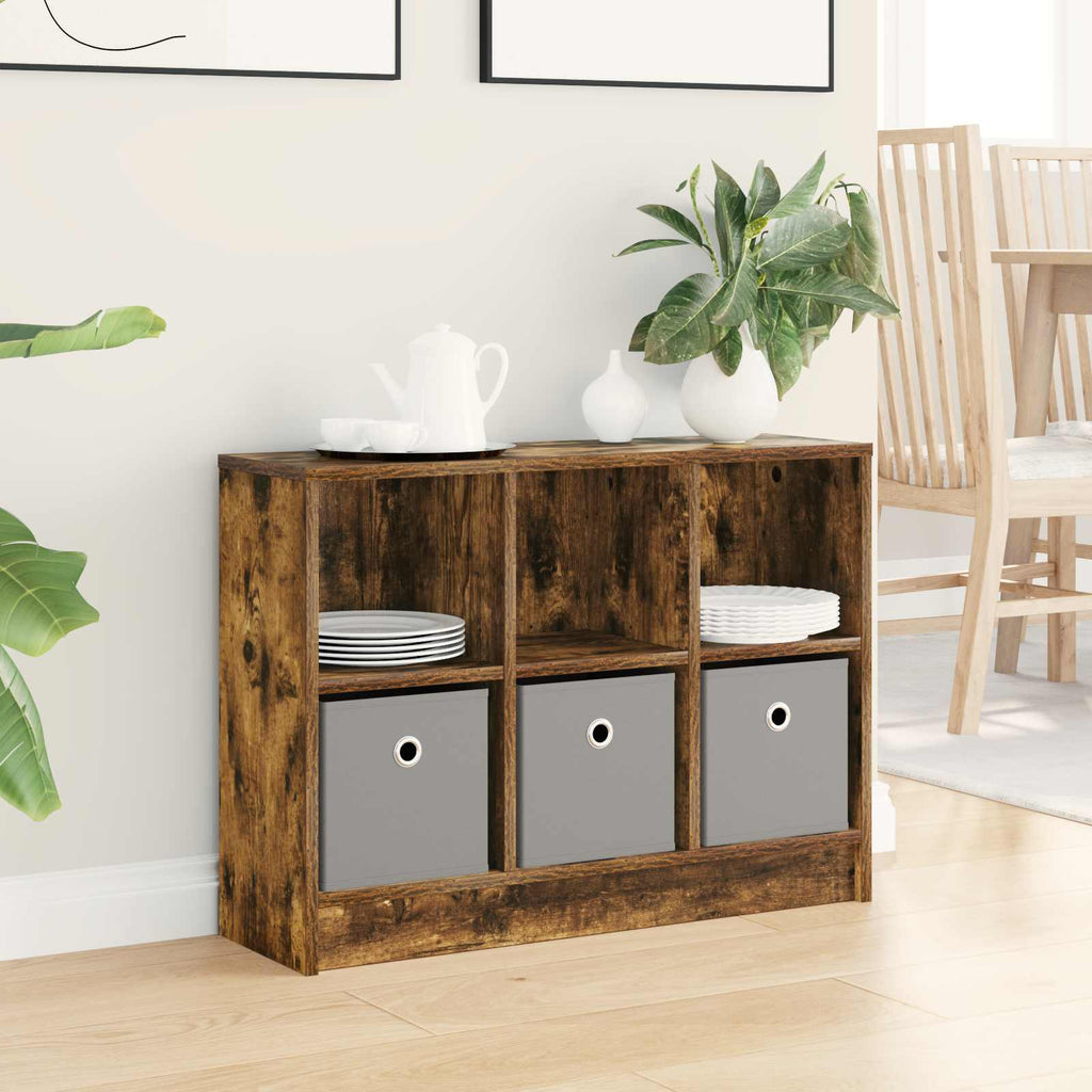 Sideboard Geräucherte Eiche 73,5 x 22,5 x 53,5 cm