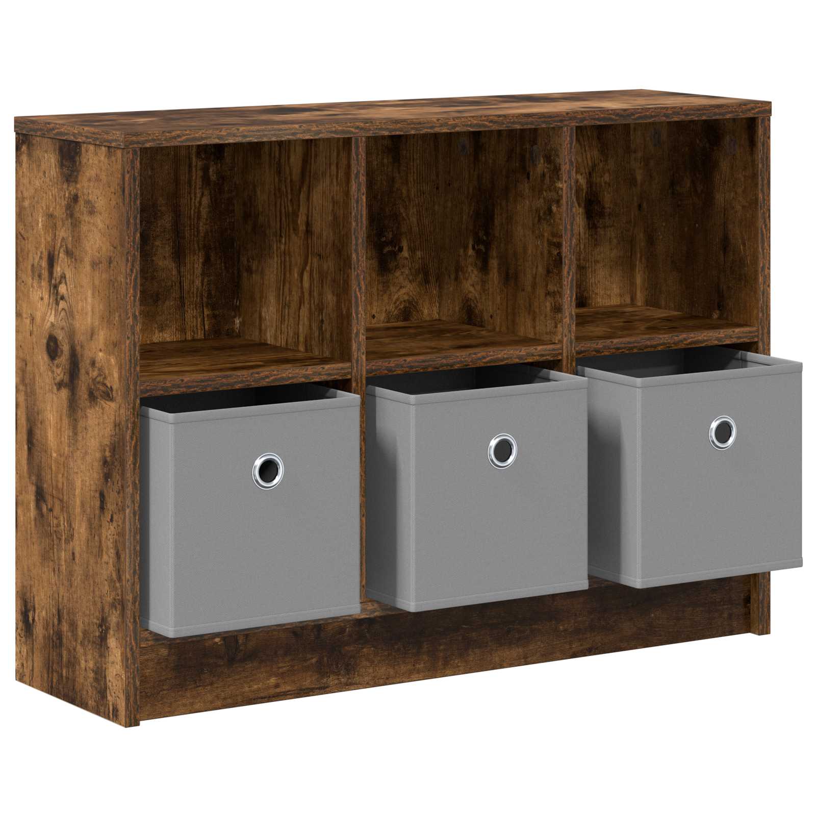 Sideboard Geräucherte Eiche 73,5 x 22,5 x 53,5 cm