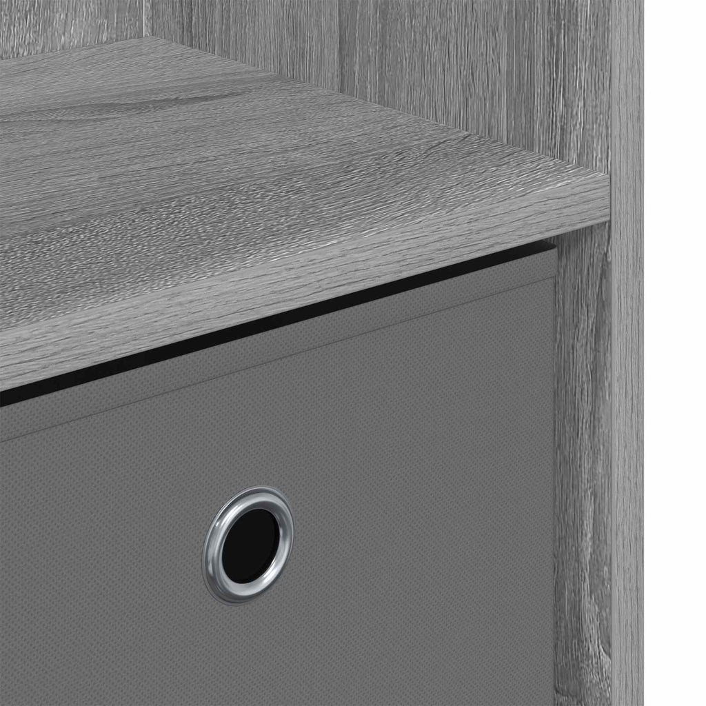 Sideboard mit Schubladen Graues Sonoma 73,5 x 22,5 x 53,5 cm