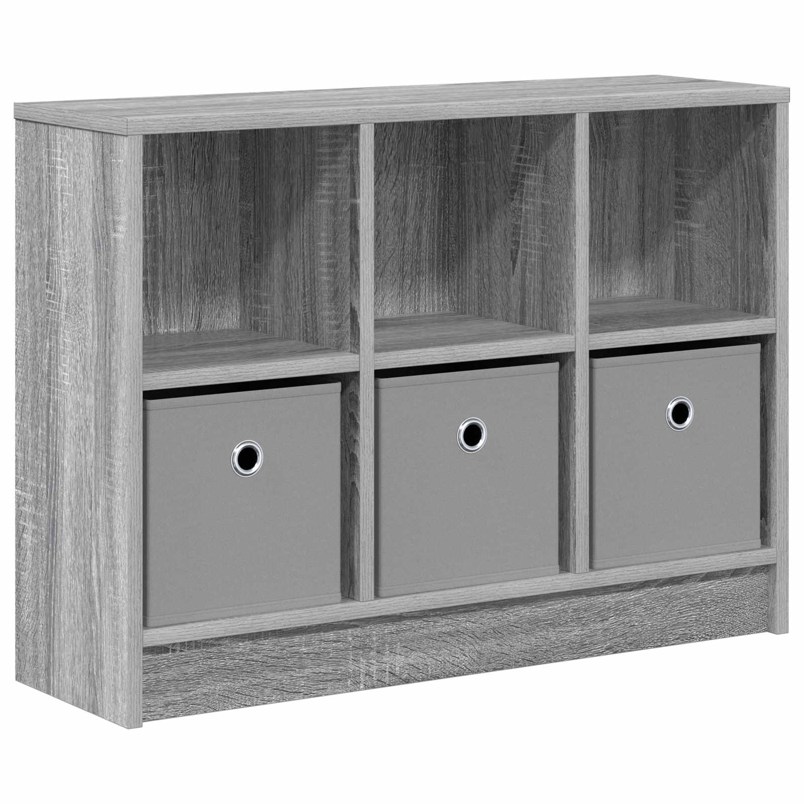 Sideboard mit Schubladen Graues Sonoma 73,5 x 22,5 x 53,5 cm