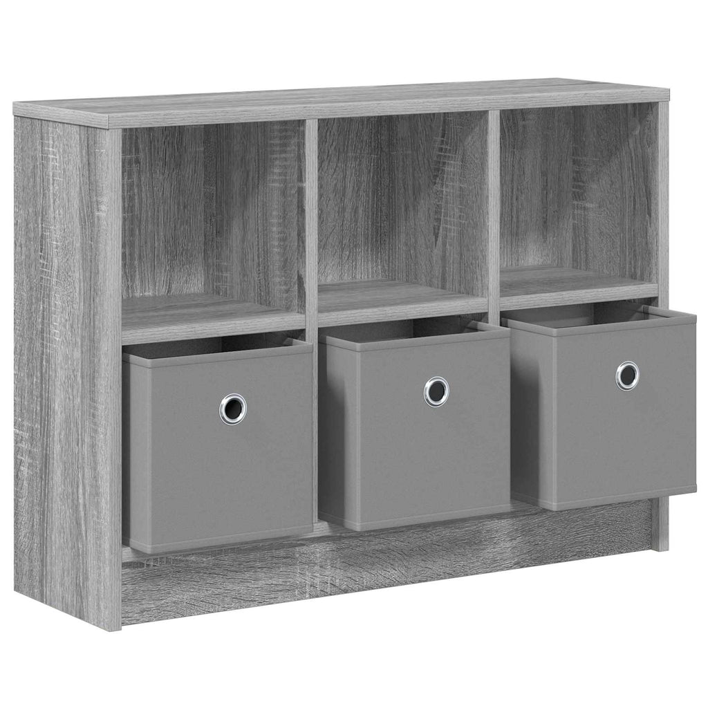 Sideboard mit Schubladen Graues Sonoma 73,5 x 22,5 x 53,5 cm