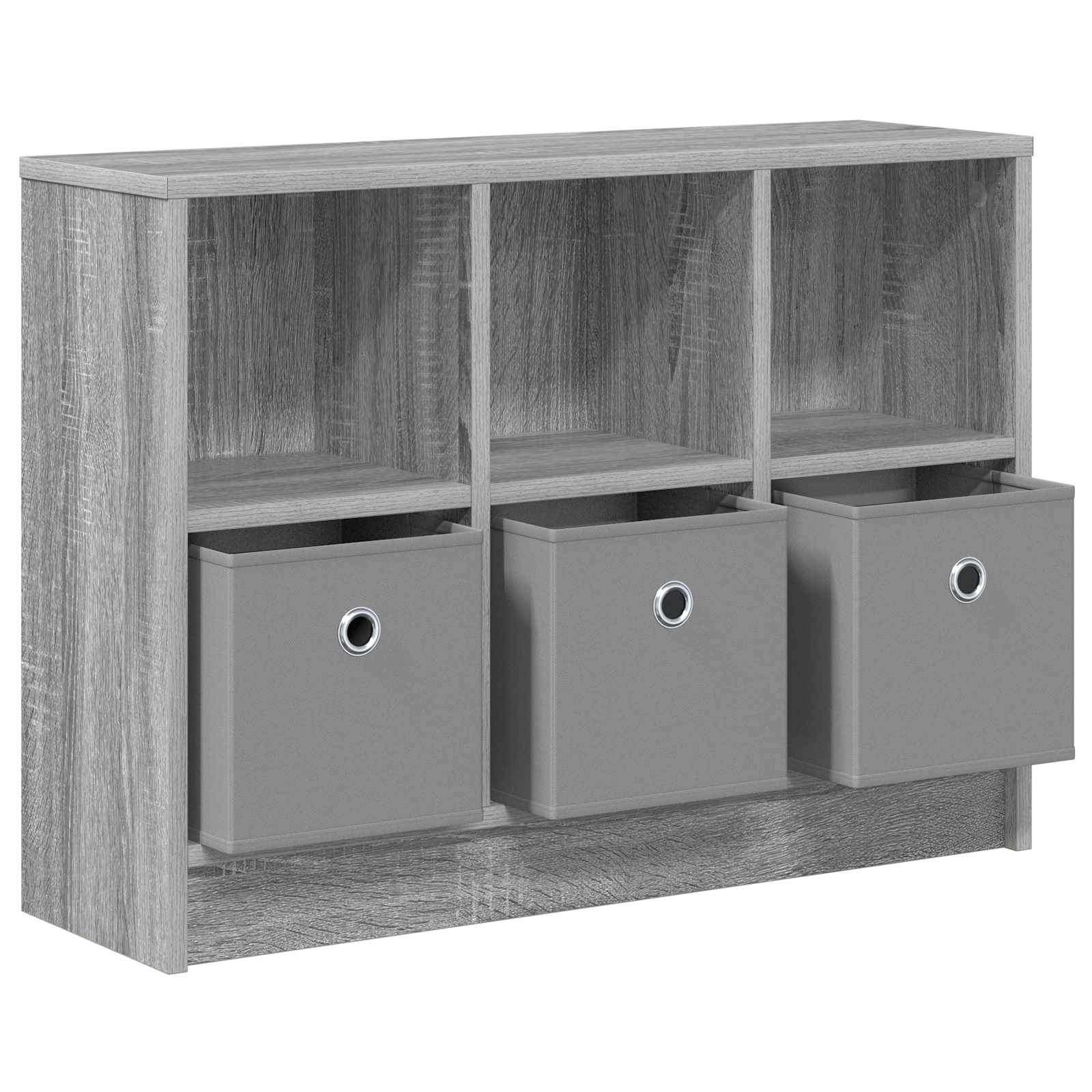 Sideboard mit Schubladen Graues Sonoma 73,5 x 22,5 x 53,5 cm