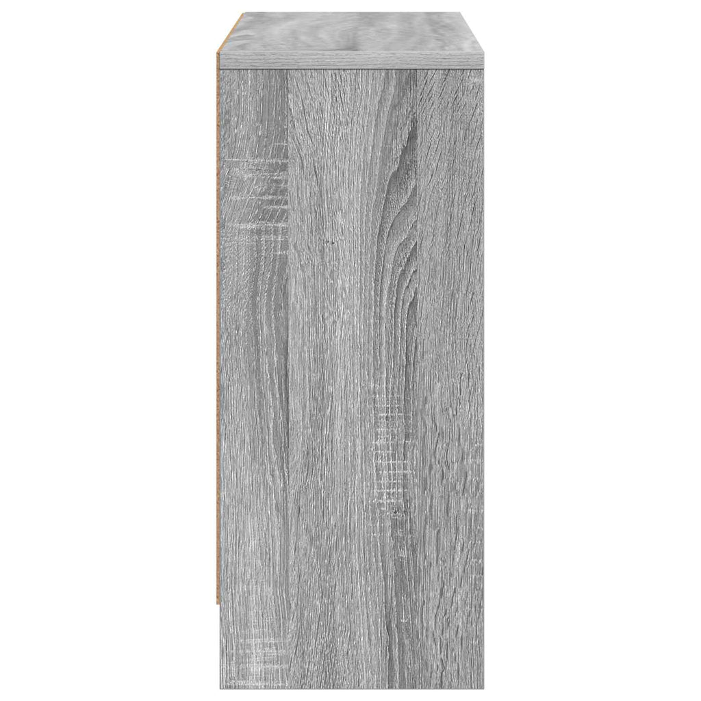 Sideboard mit Schubladen Graues Sonoma 73,5 x 22,5 x 53,5 cm