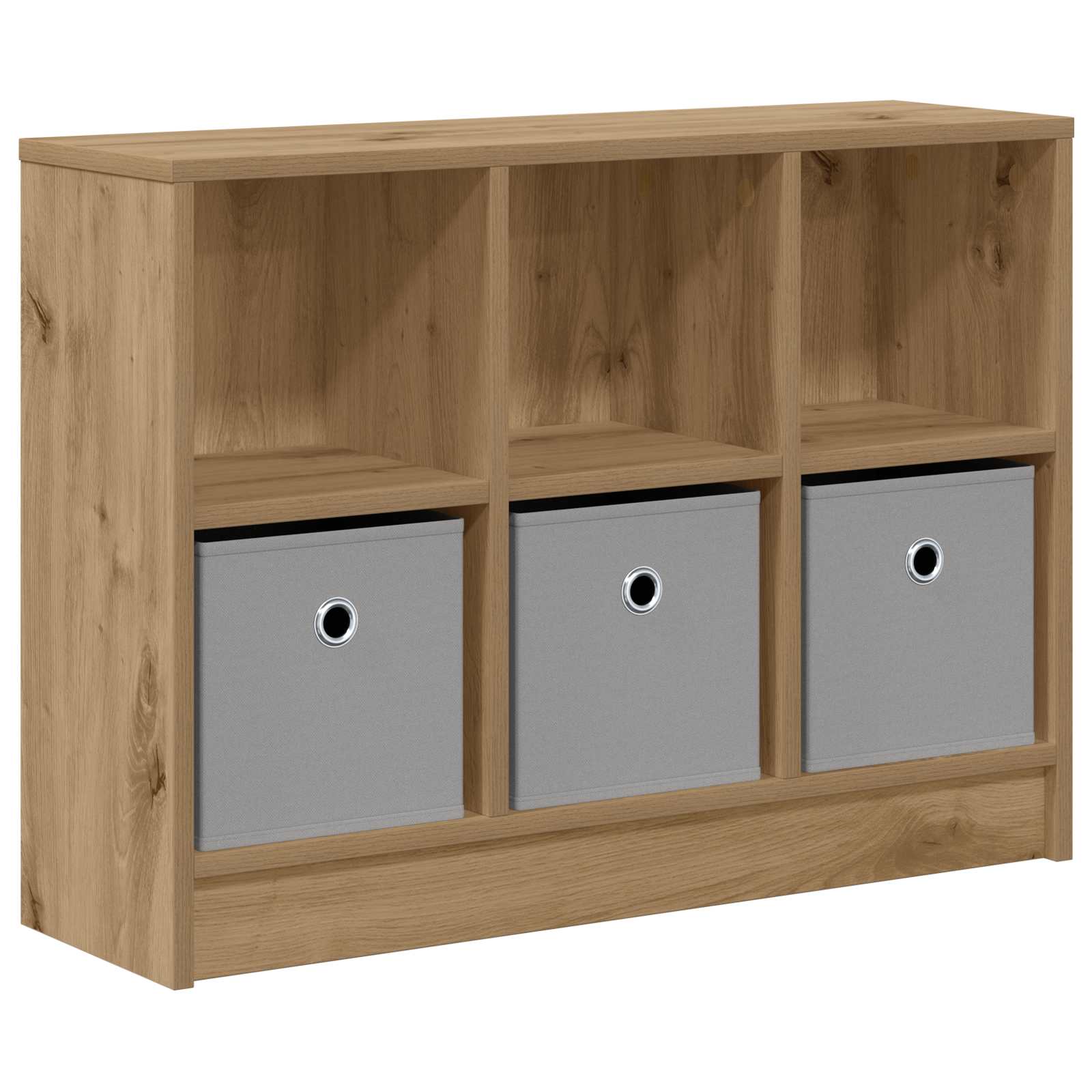 Sideboard mit Schubladen Artisan-Eiche 73,5 x 22,5 x 53,5 cm