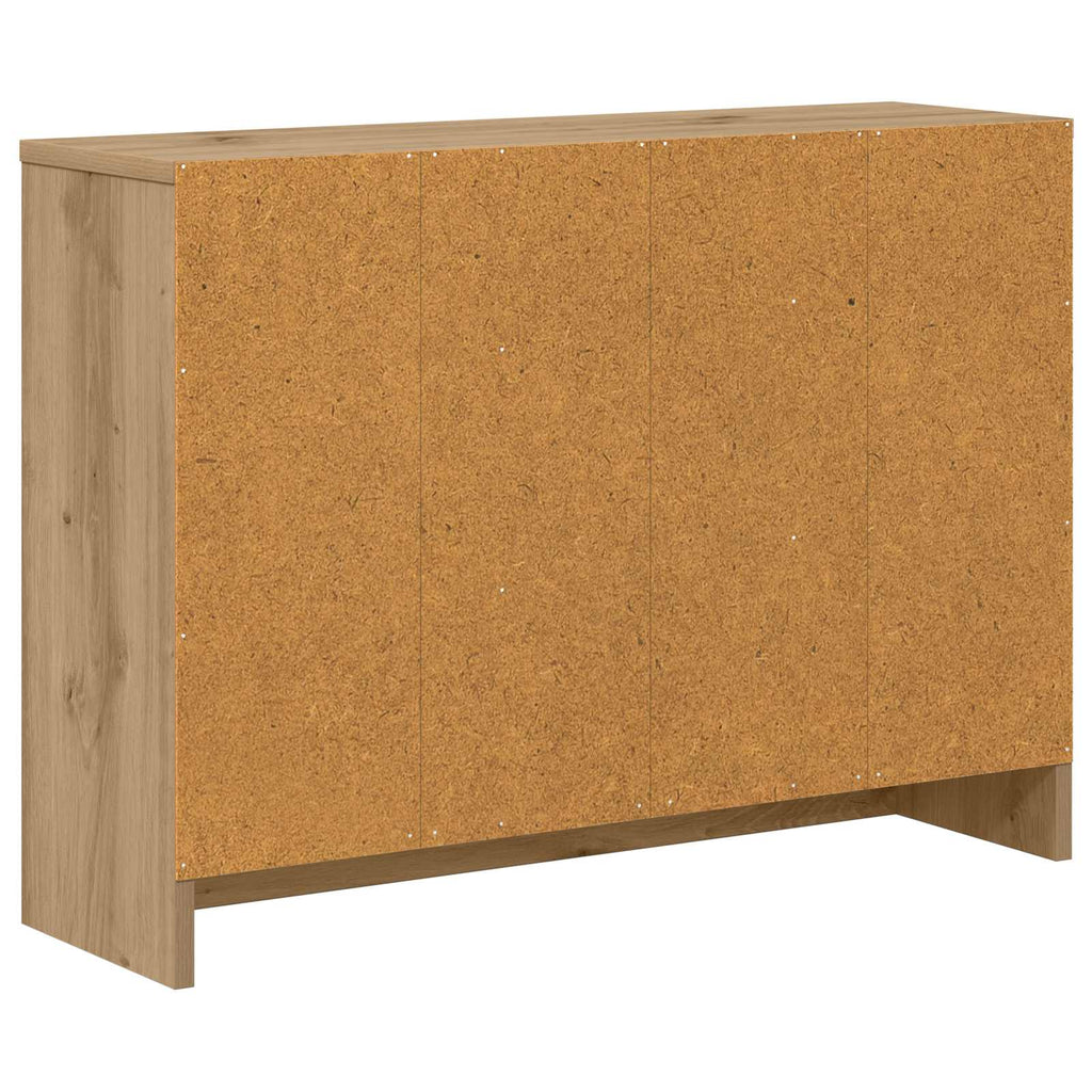 Sideboard mit Schubladen Artisan-Eiche 73,5 x 22,5 x 53,5 cm