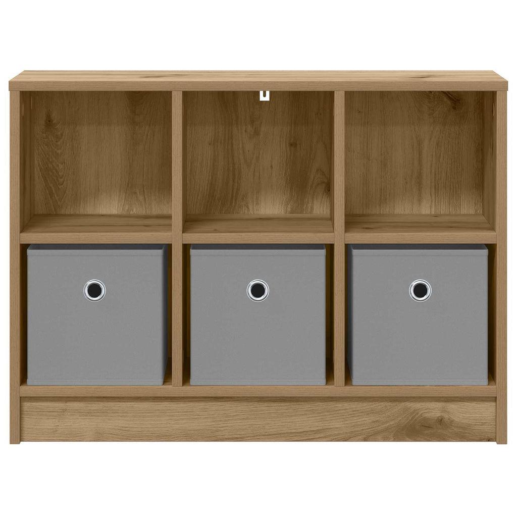 Sideboard mit Schubladen Artisan-Eiche 73,5 x 22,5 x 53,5 cm