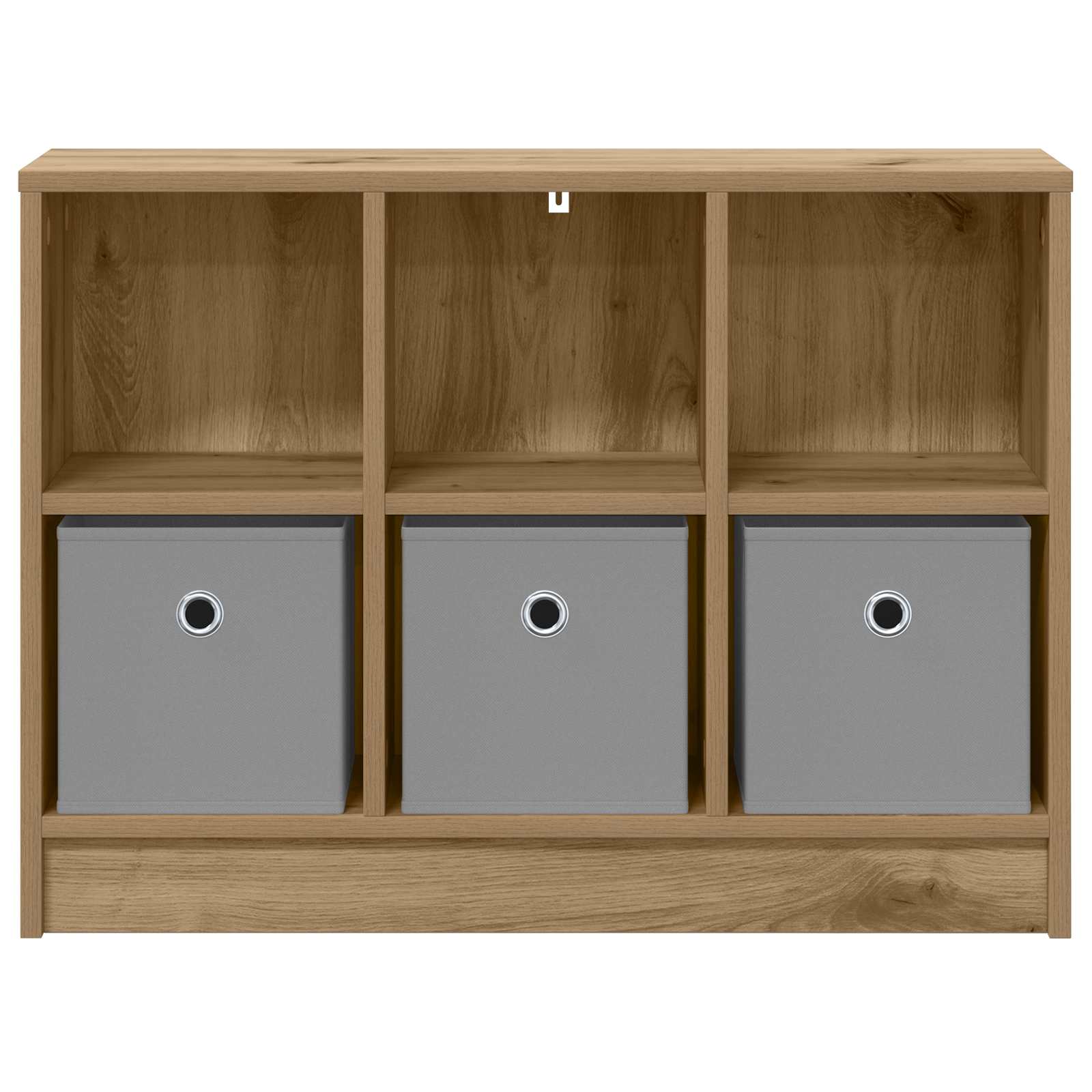 Sideboard mit Schubladen Artisan-Eiche 73,5 x 22,5 x 53,5 cm