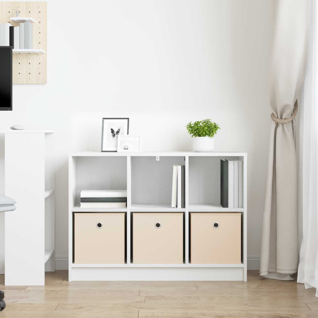 Sideboard mit Schubladen Weiß 88,5 x 27,5 x 63,5 cm