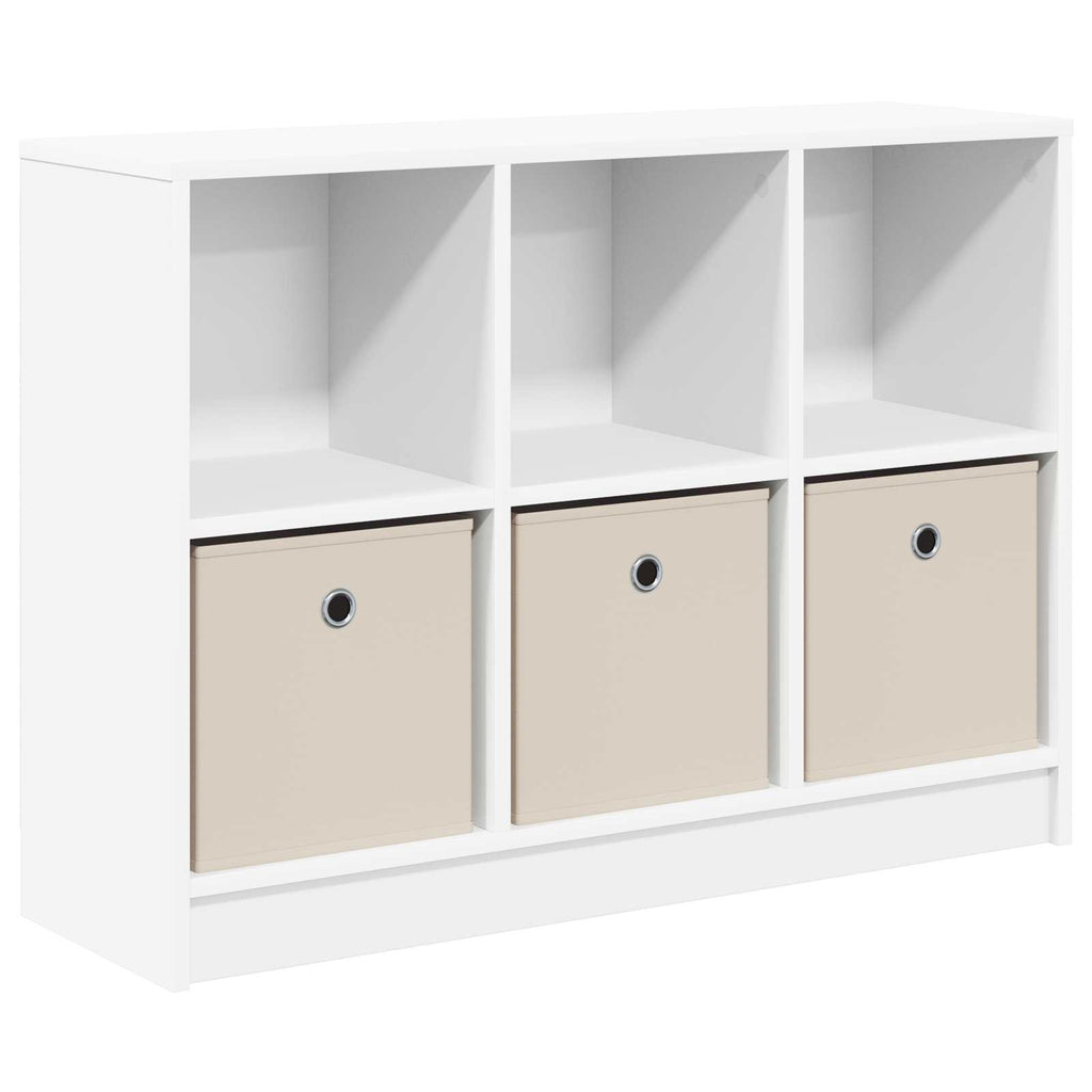 Sideboard mit Schubladen Weiß 88,5 x 27,5 x 63,5 cm