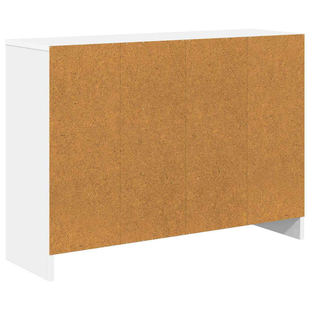 Sideboard mit Schubladen Weiß 88,5 x 27,5 x 63,5 cm