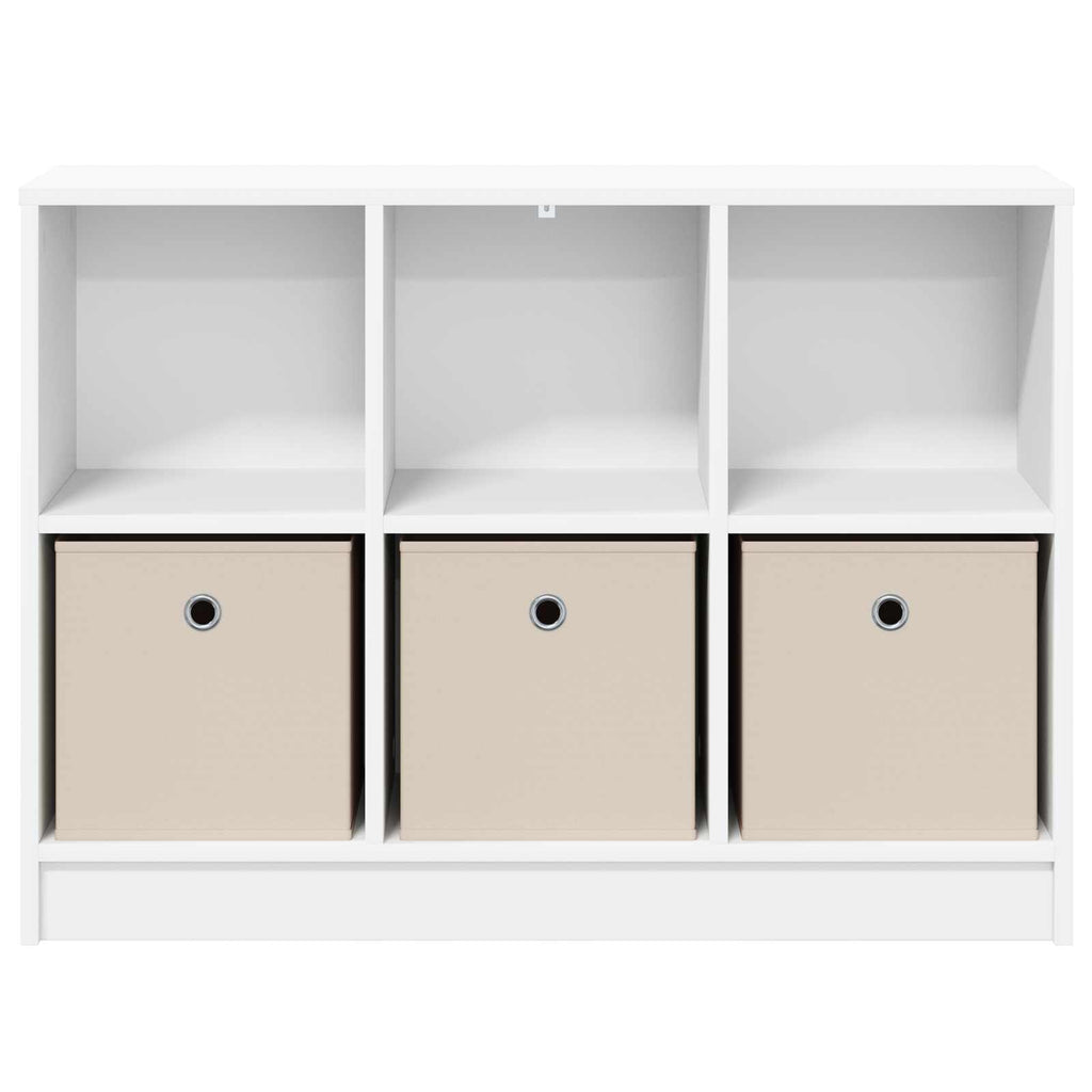 Sideboard mit Schubladen Weiß 88,5 x 27,5 x 63,5 cm