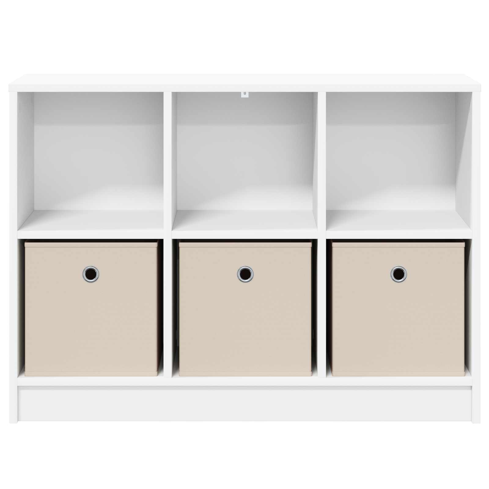 Sideboard mit Schubladen Weiß 88,5 x 27,5 x 63,5 cm