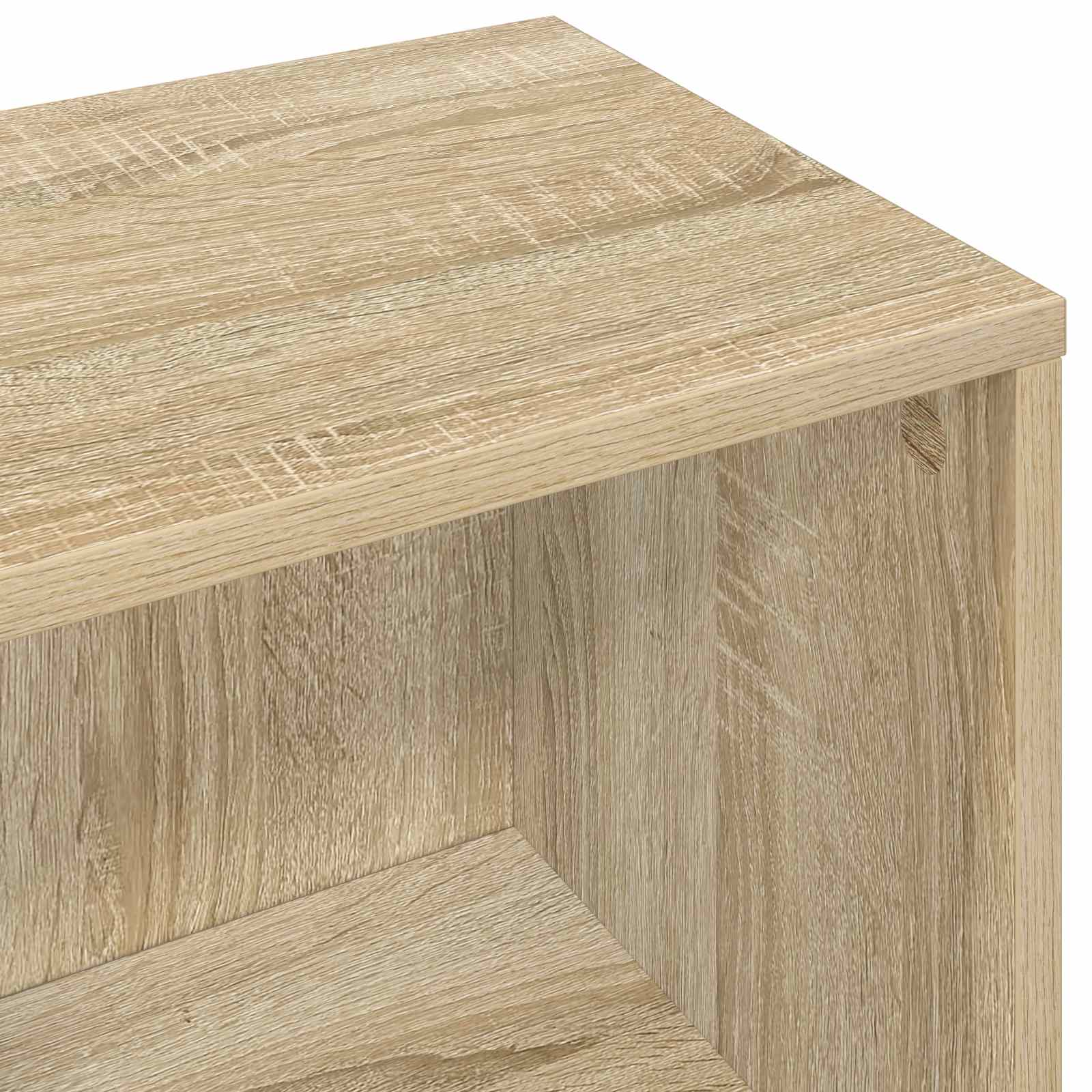 Sideboard mit Schubladen Sonoma-Eiche 88,5 x 27,5 x 63,5 cm