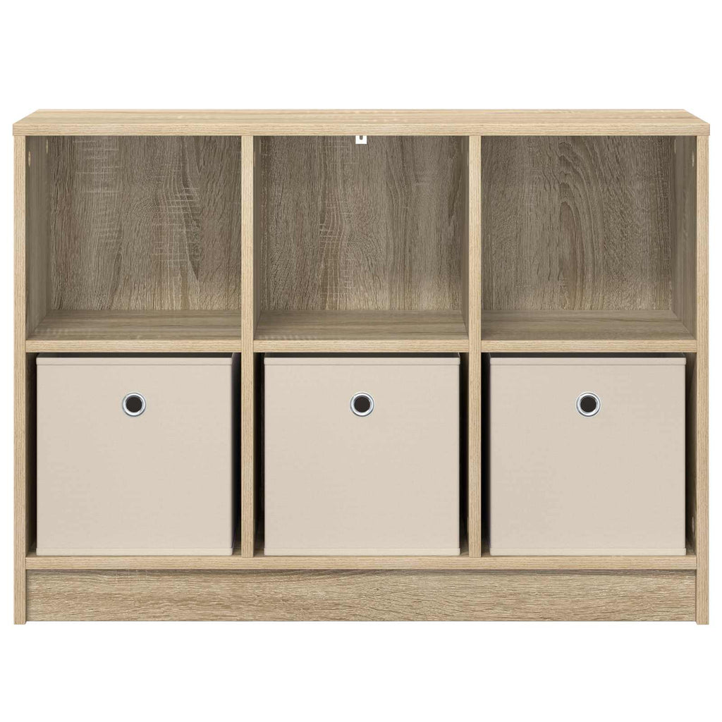 Sideboard mit Schubladen Sonoma-Eiche 88,5 x 27,5 x 63,5 cm