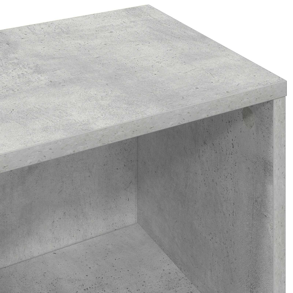 Sideboard mit Schubladen Beton Grau 88,5 x 27,5 x 63,5 cm