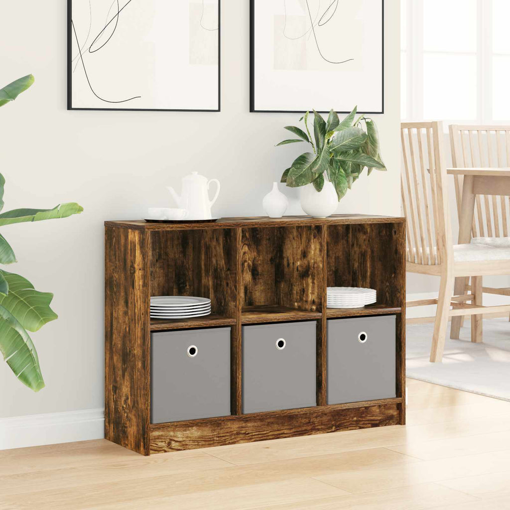 Sideboard Geräucherte Eiche 88,5 x 27,5 x 63,5 cm