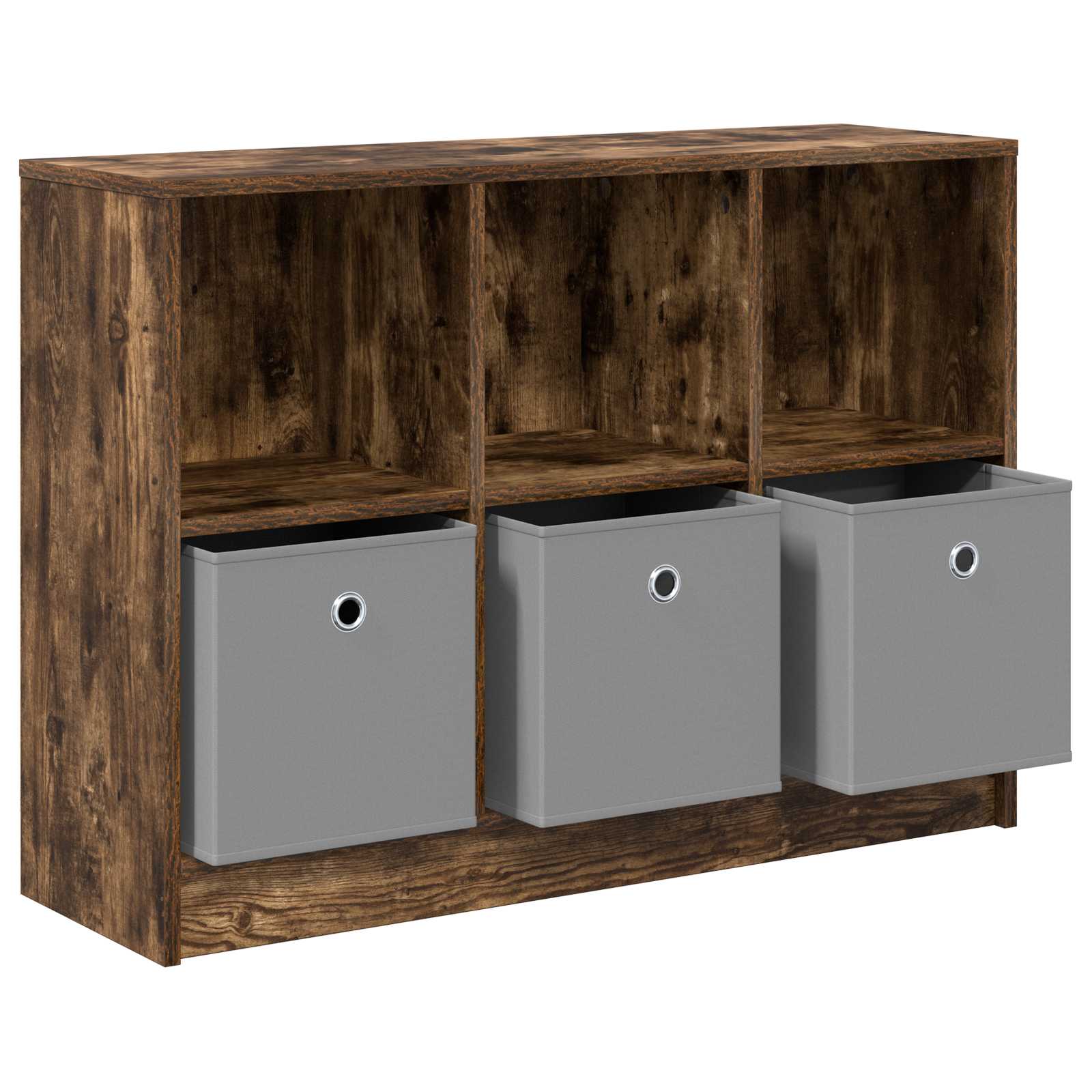 Sideboard Geräucherte Eiche 88,5 x 27,5 x 63,5 cm