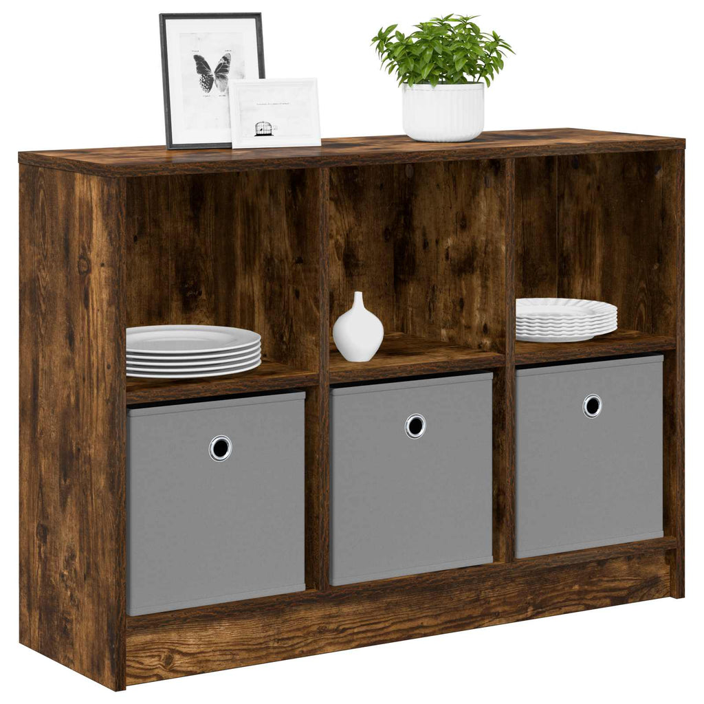 Sideboard Geräucherte Eiche 88,5 x 27,5 x 63,5 cm
