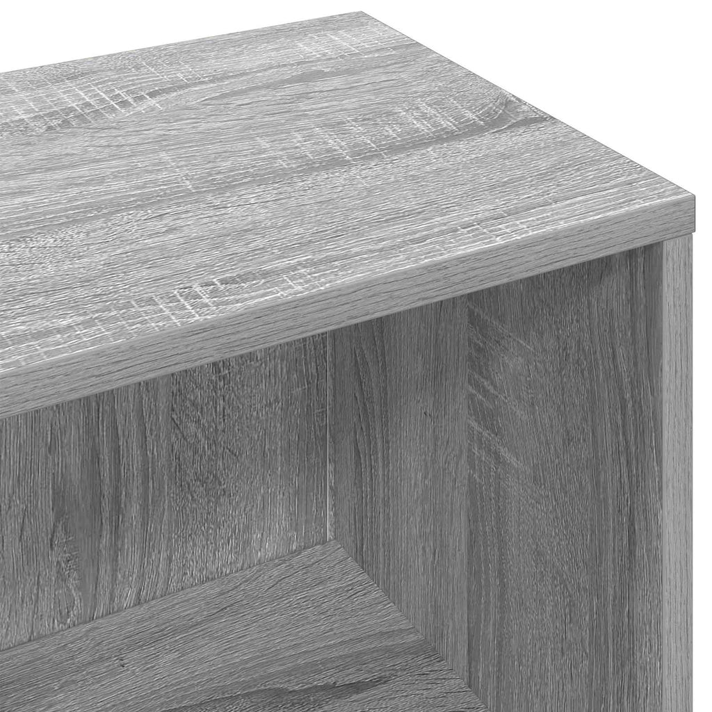 Sideboard mit Schubladen Graues Sonoma 88,5 x 27,5 x 63,5 cm