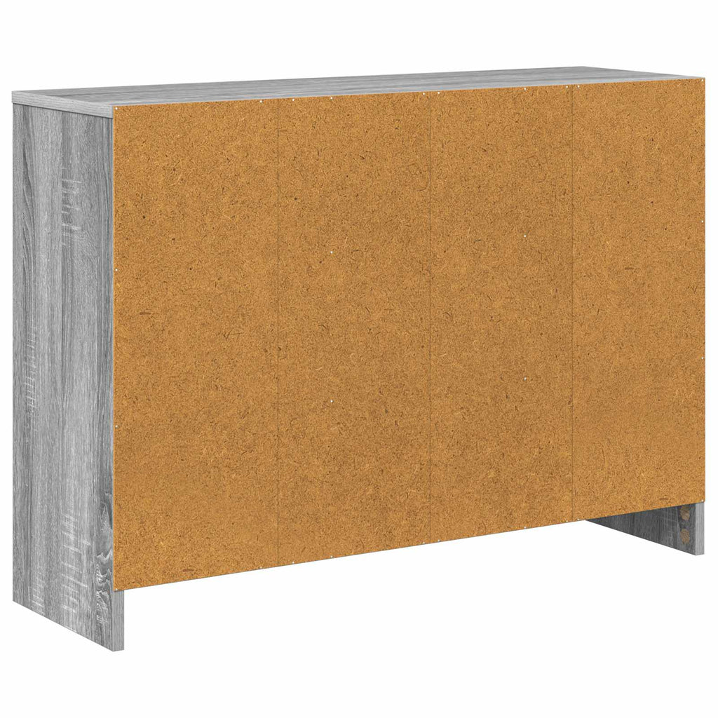 Sideboard mit Schubladen Graues Sonoma 88,5 x 27,5 x 63,5 cm