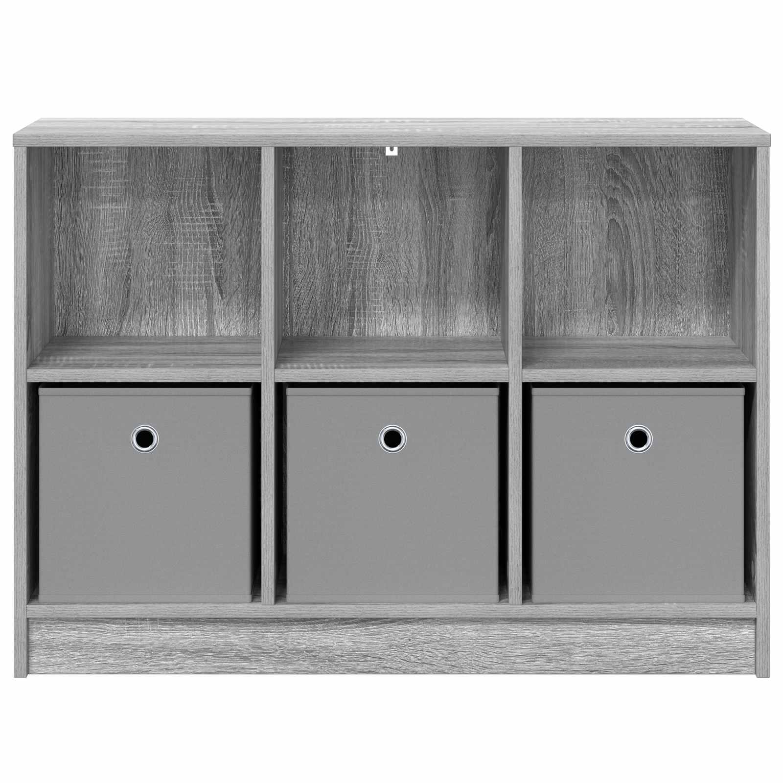 Sideboard mit Schubladen Graues Sonoma 88,5 x 27,5 x 63,5 cm