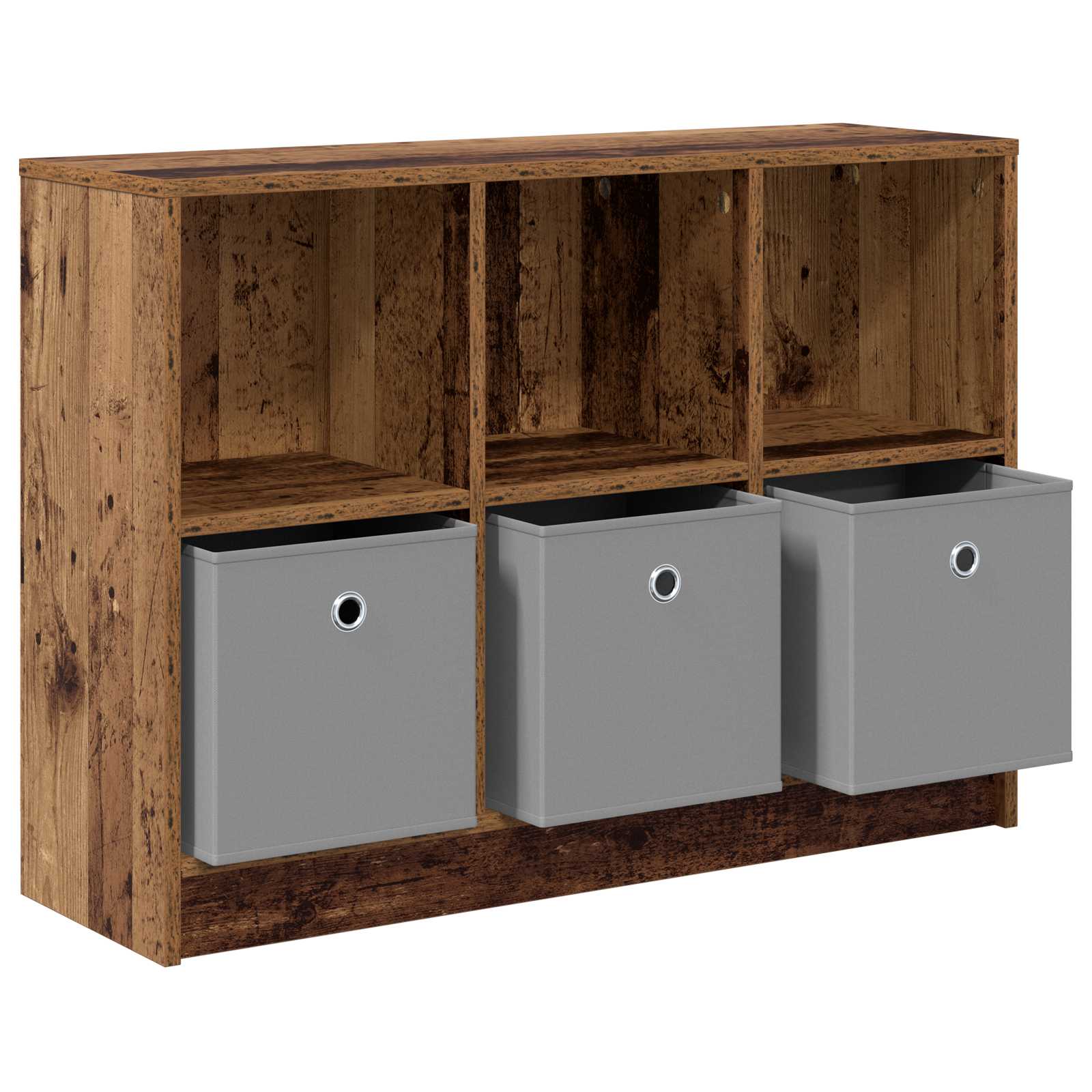 Sideboard mit Schubladen Altholz 88,5 x 27,5 x 63,5 cm