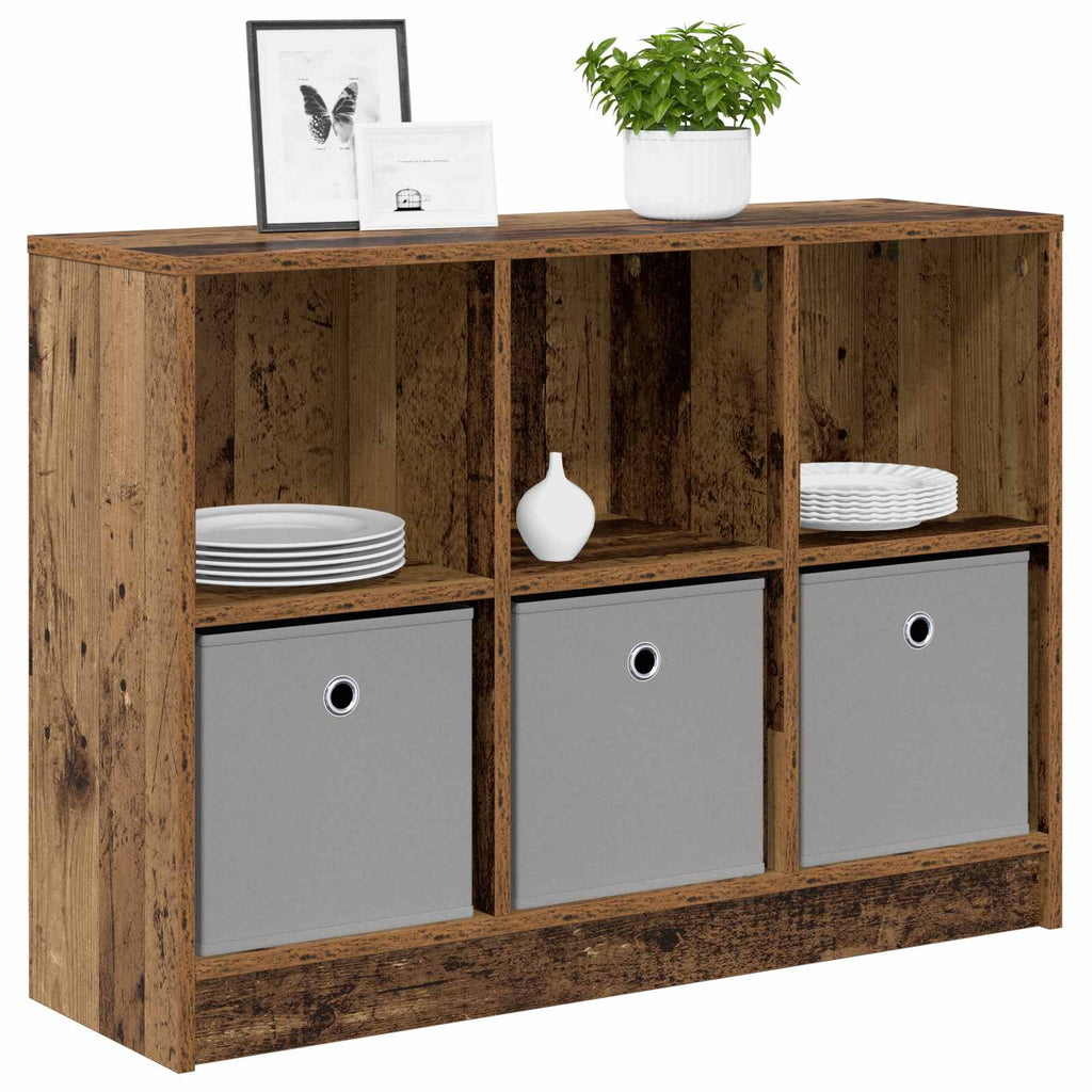 Sideboard mit Schubladen Altholz 88,5 x 27,5 x 63,5 cm
