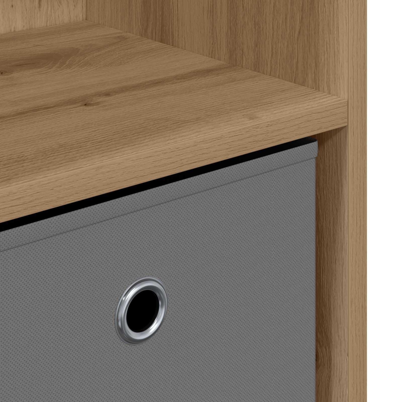 Sideboard mit Schubladen Artisan-Eiche 88,5 x 27,5 x 63,5 cm